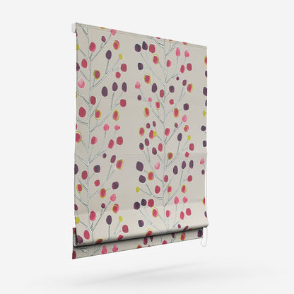 Scion Berry Tree Mink and Berry Roman Blind