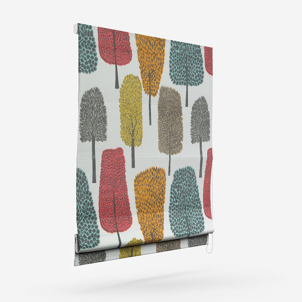 Scion Cedar Tangerine and Chilli Roman Blind