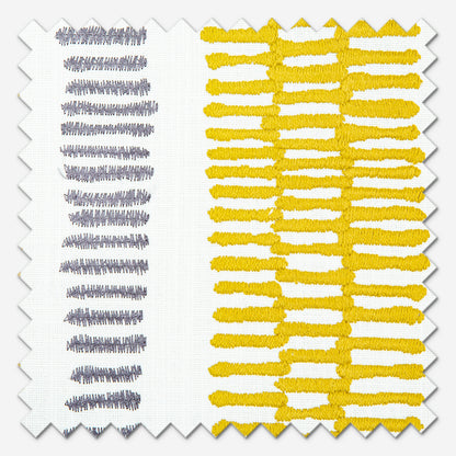 Scion Noki Ochre and Hemp Charcoal Roman Blind