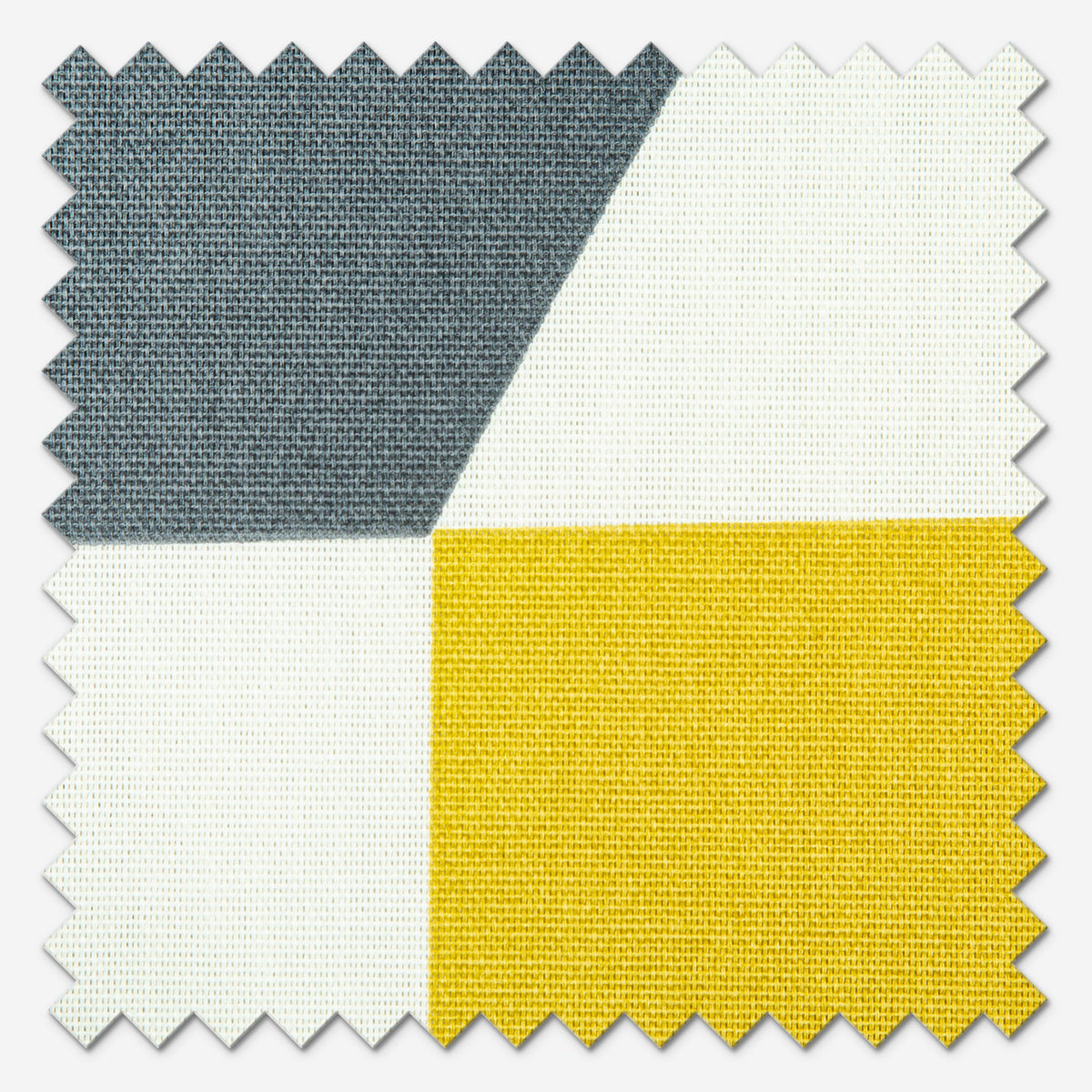 Scion Nuevo Dandelion and Charcoal Roman Blind