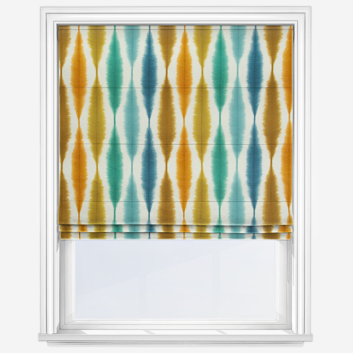 Scion Usuko Rust and Marine Roman Blind