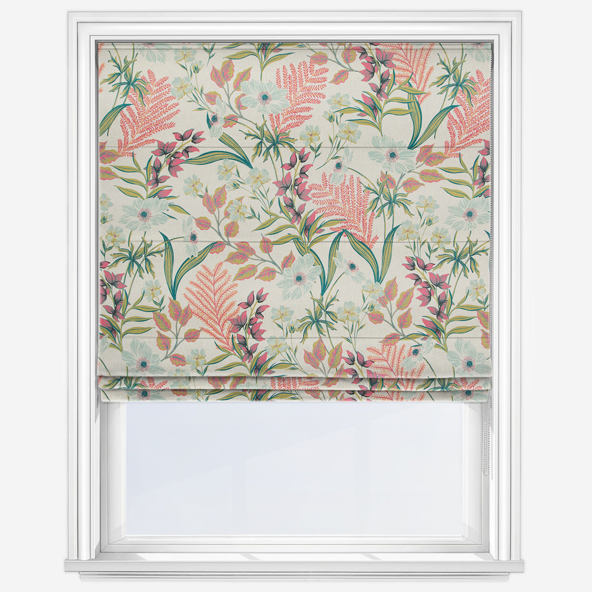 Studio G Hazelbury Coral Roman Blind