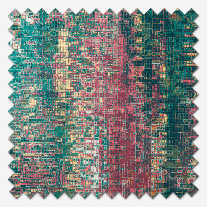 Studio G Hillcrest Velvet Forest and Raspberry Roman Blind