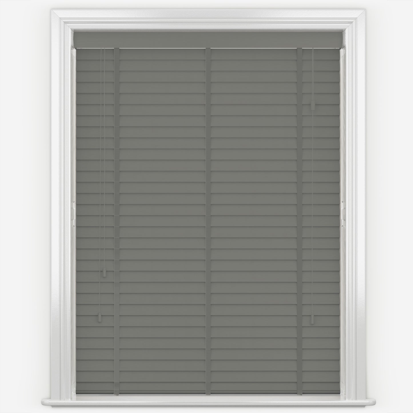 Decora Sunwood Fauxwood Orion Fine Grain with Gallant Tapes Faux Venetian Blind