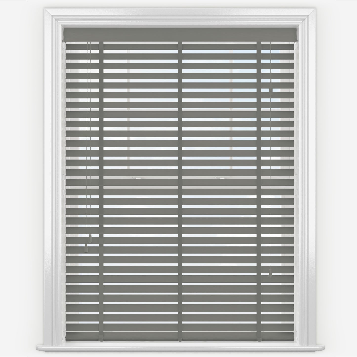 Decora Sunwood Fauxwood Orion Fine Grain with Gallant Tapes Faux Venetian Blind