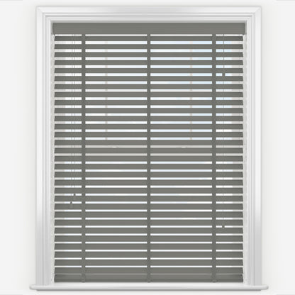 Decora Sunwood Fauxwood Orion Fine Grain with Gallant Tapes Faux Venetian Blind