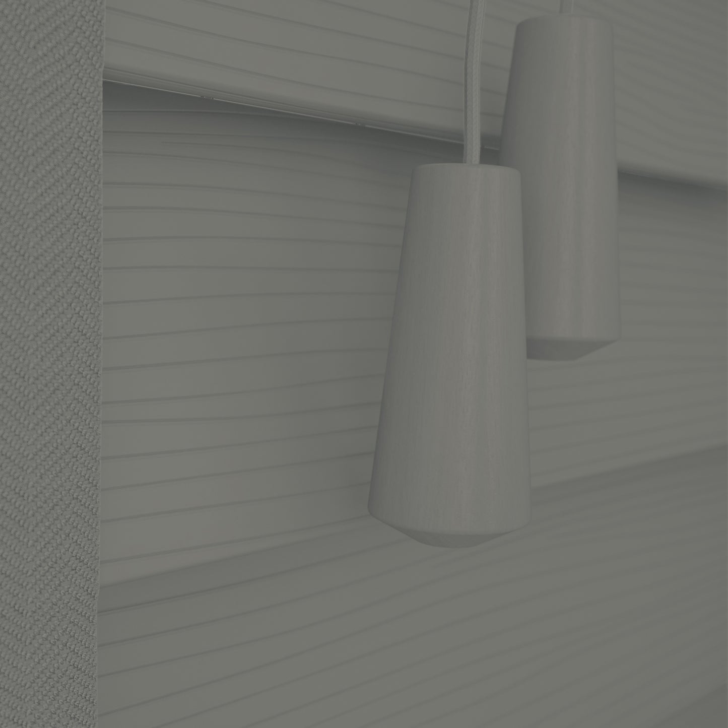 Decora Sunwood Fauxwood Orion Fine Grain with Gallant Tapes Faux Venetian Blind