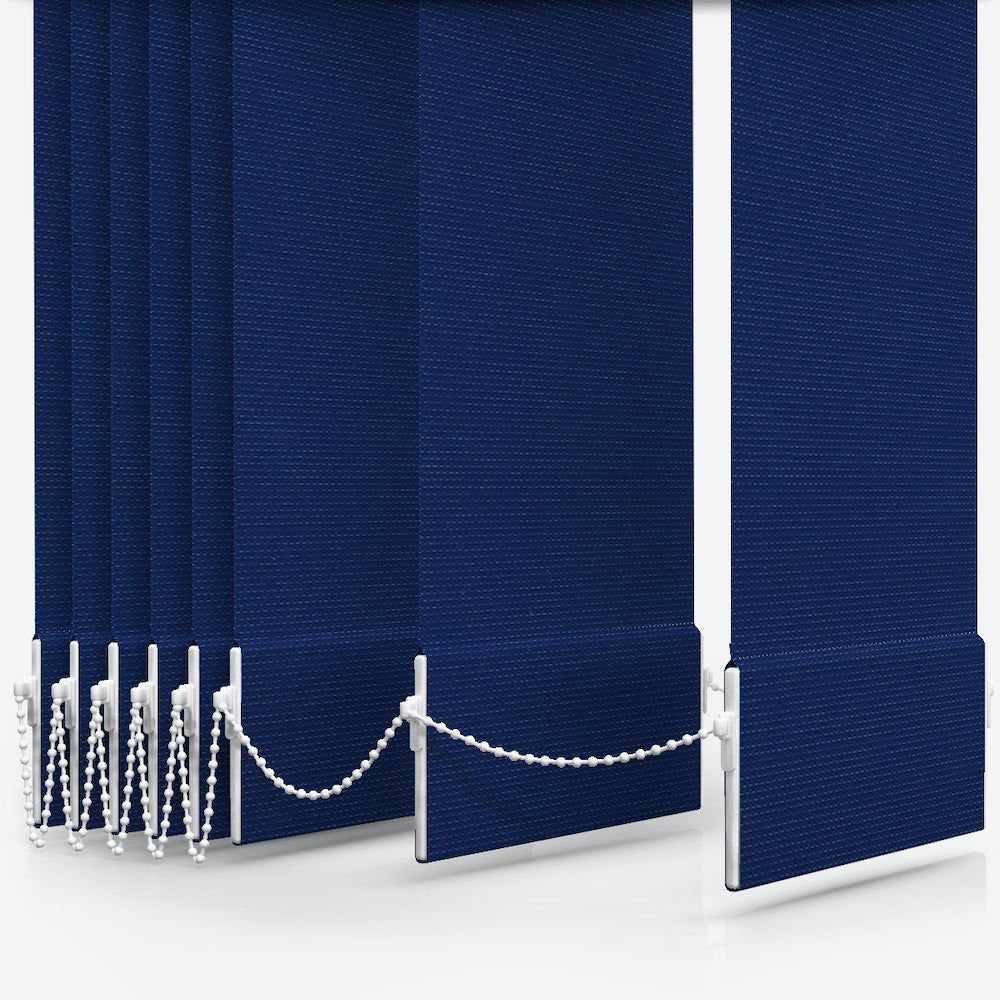 Decora Unilux Royal Blue Vertical Blind