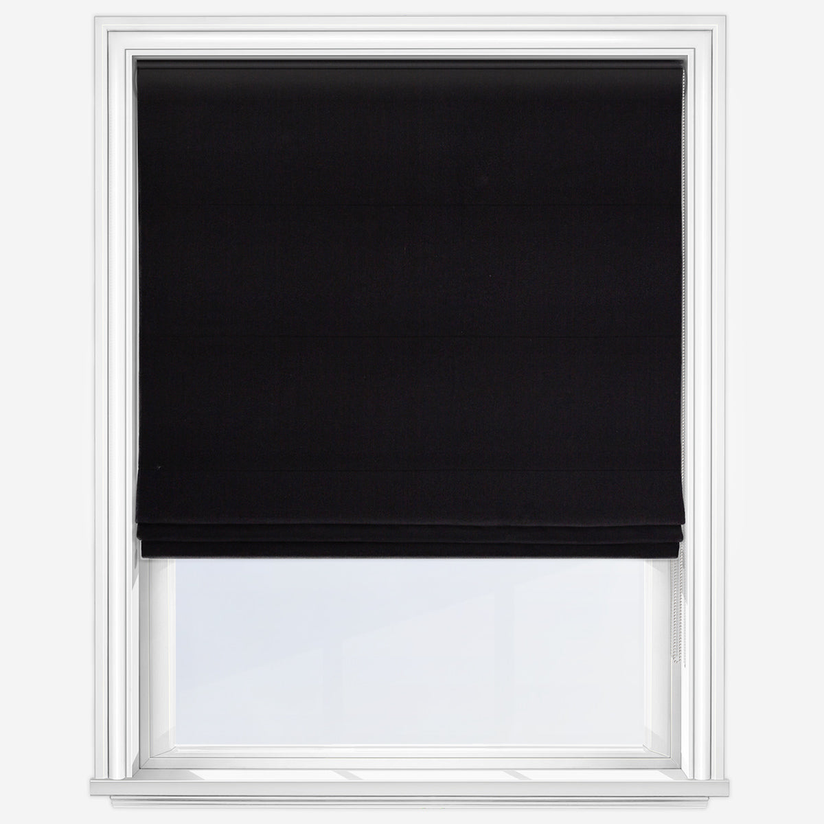 GB Linan Black Roman Blind