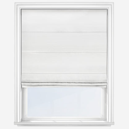 GB Crushed Silk White Roman Blind