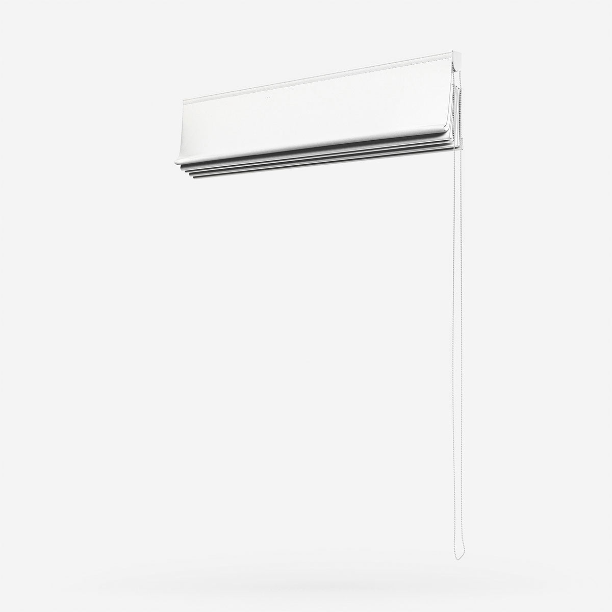 GB Crushed Silk White Roman Blind