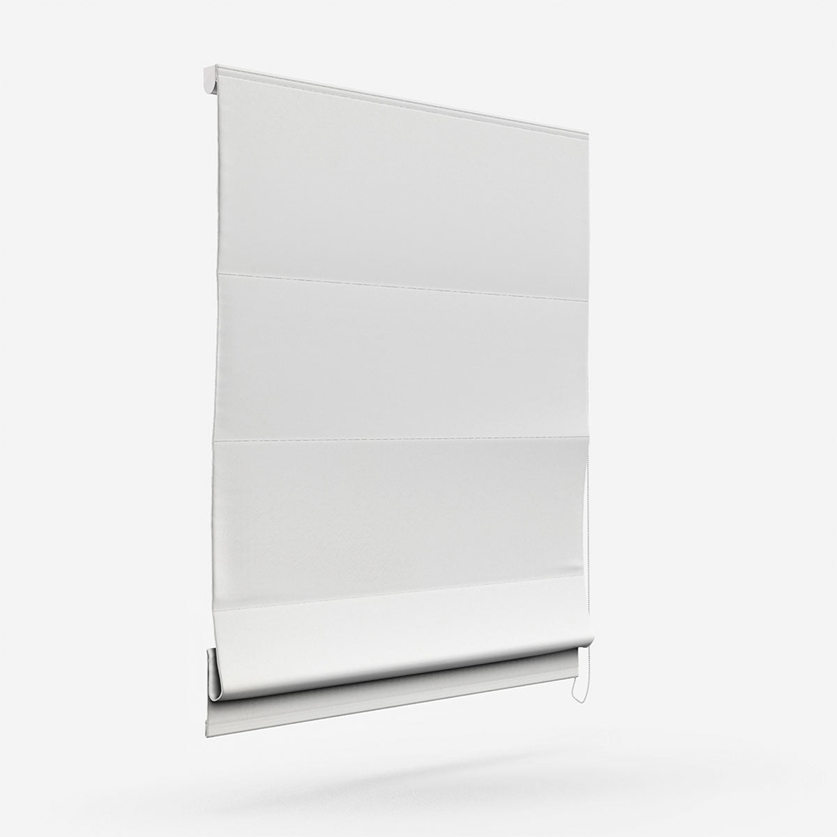 GB Crushed Silk White Roman Blind