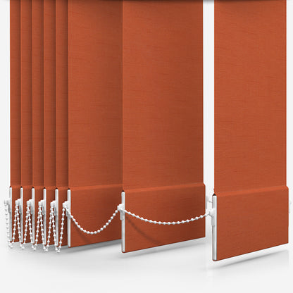 GB Elements Dimout Orange Marmalade Vertical Blind