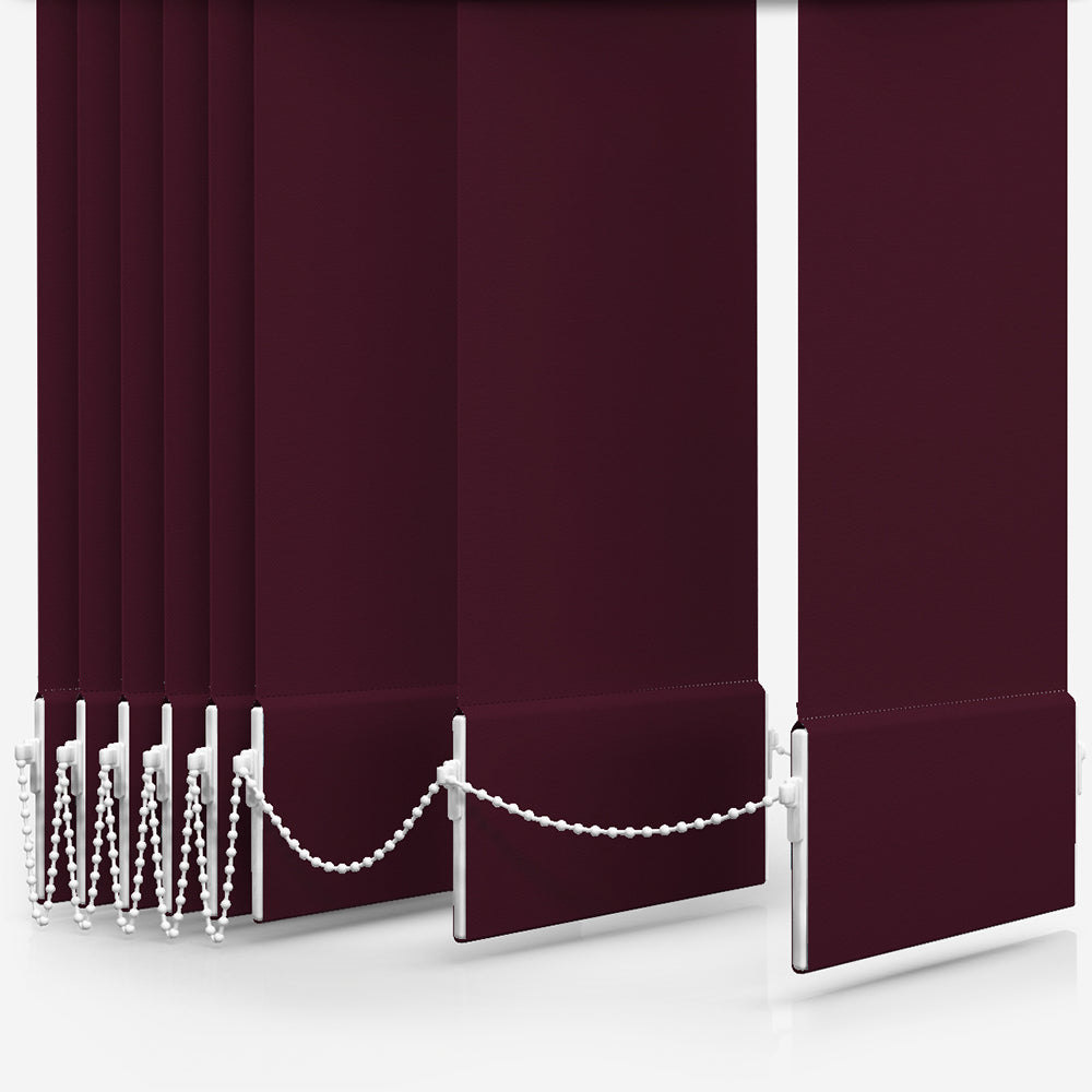 GB Elements Dimout Plum Vertical Blind