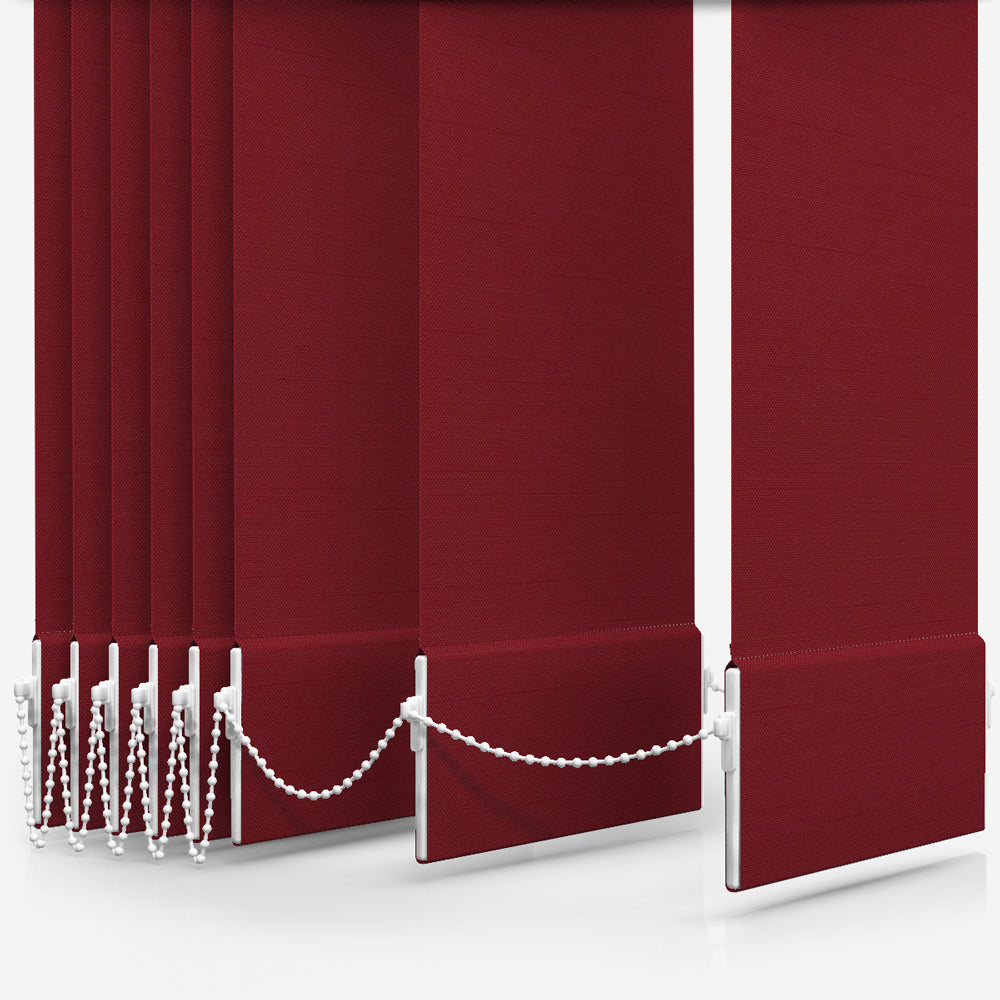 GB Elements Dimout Red Vertical Blind