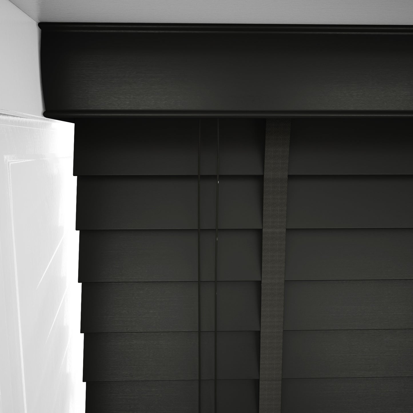 GB Pure Wood Phantom Grey with Tapes Wooden Venetian Blind