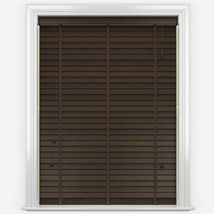 GB Pure Wood Wenge with Tapes Wooden Venetian Blind