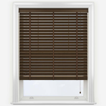 GB Pure Wood Wenge with Tapes Wooden Venetian Blind