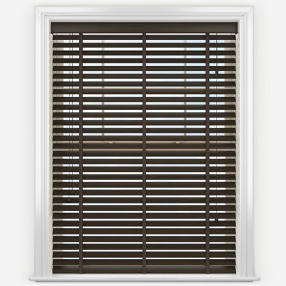 GB Pure Wood Wenge with Tapes Wooden Venetian Blind