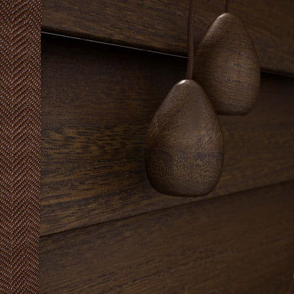 GB Pure Wood Wenge with Tapes Wooden Venetian Blind