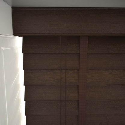 GB Pure Wood Wenge with Tapes Wooden Venetian Blind