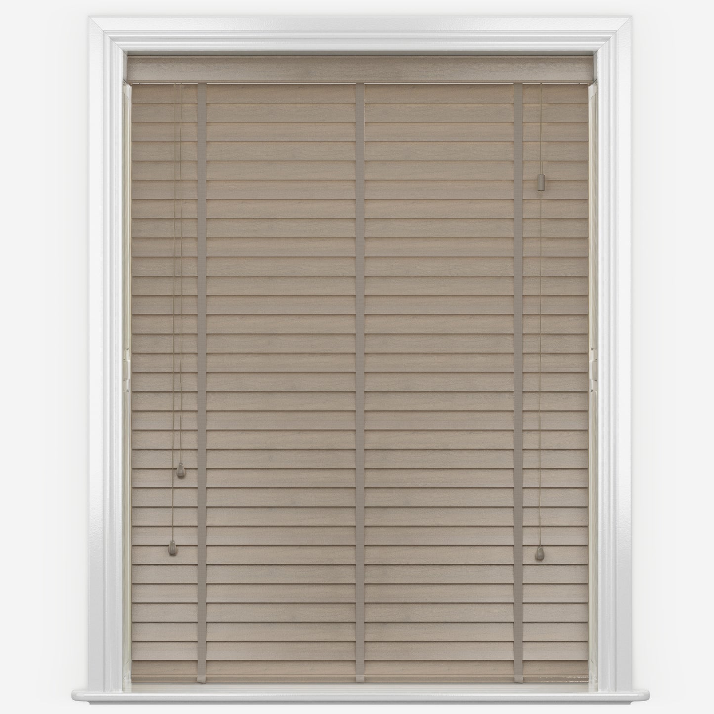 GB Pure Wood Silver Birch with Tapes Wooden Venetian Blind