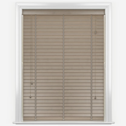 GB Pure Wood Silver Birch with Tapes Wooden Venetian Blind