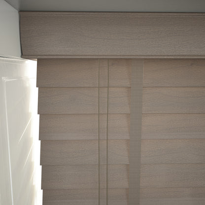 GB Pure Wood Silver Birch with Tapes Wooden Venetian Blind