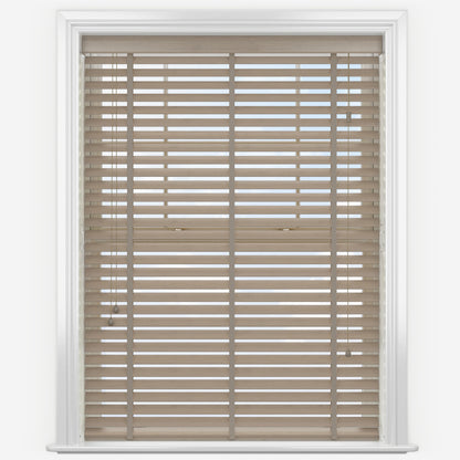 GB Pure Wood Silver Birch with Tapes Wooden Venetian Blind