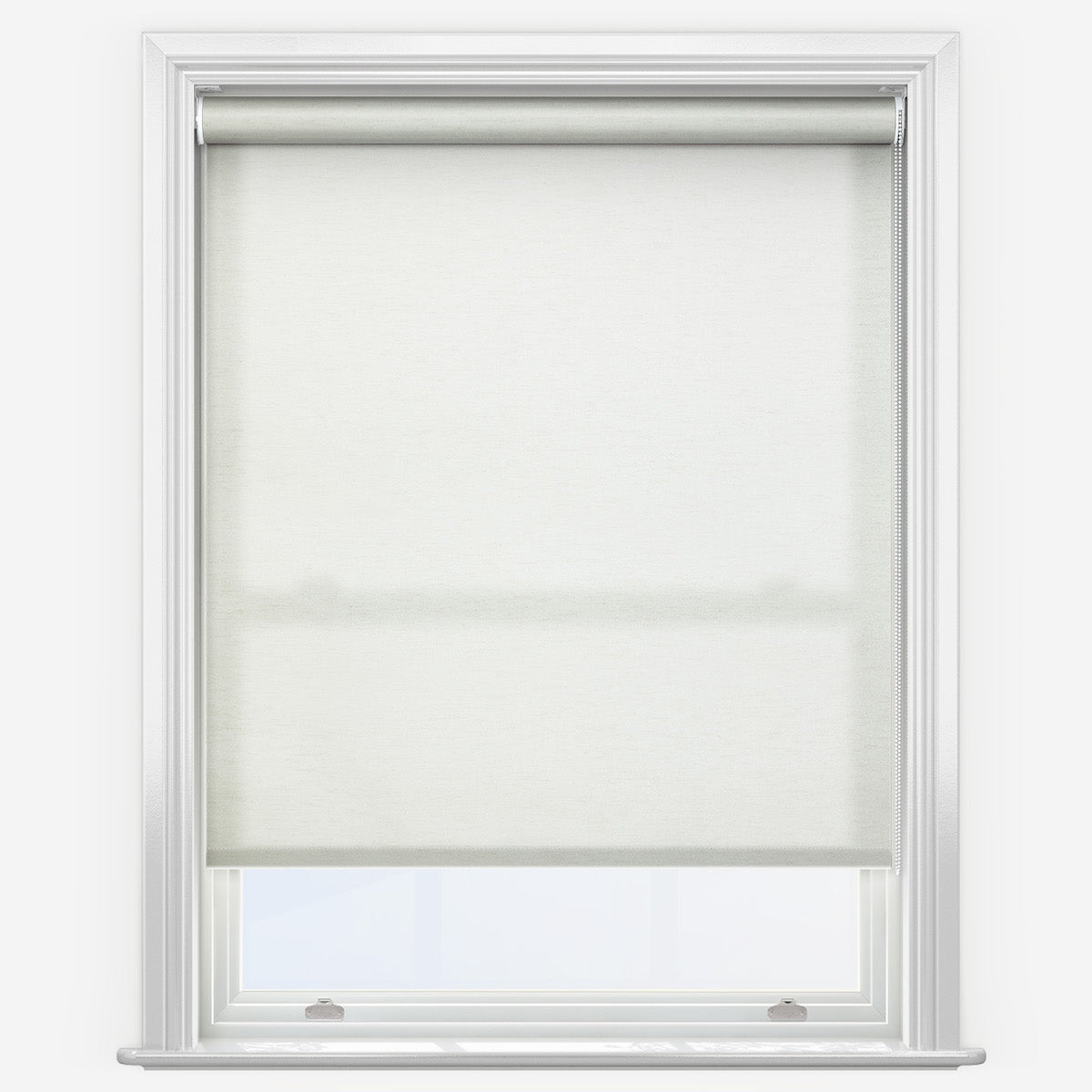 GB Lino Perl White Roller Blind