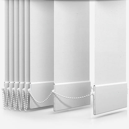 United Luxor White Vertical Blind
