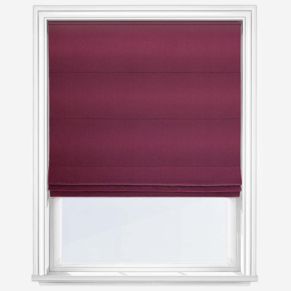 GB Naktis Blackout Wine Roman Blind
