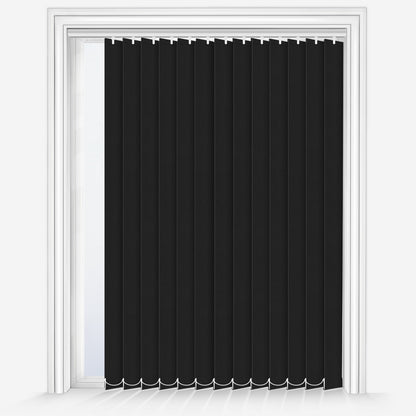 GB Fusion Blackout Black Vertical Blind