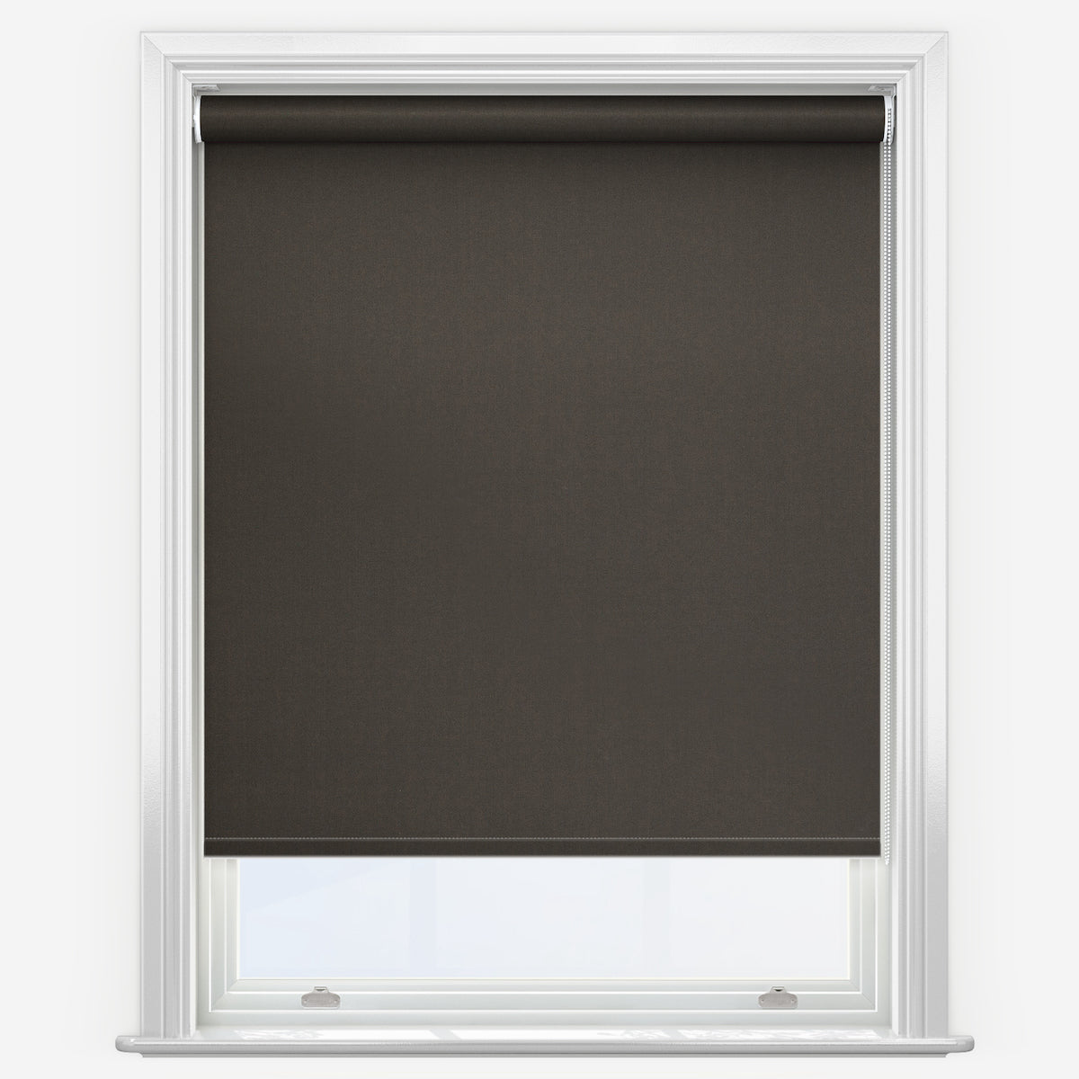 GB Fusion Blackout Brown Roller Blind