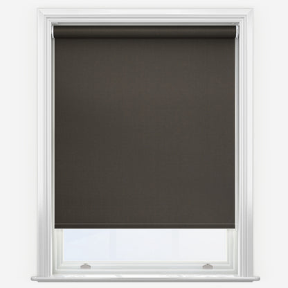 GB Fusion Blackout Brown Roller Blind