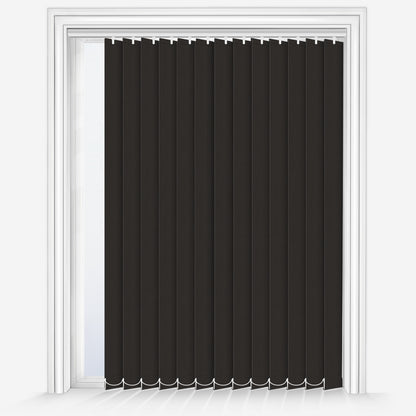 GB Fusion Blackout Brown Vertical Blind