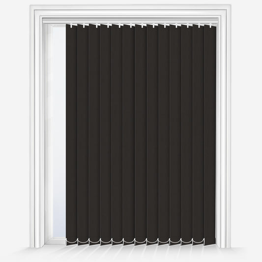 GB Fusion Blackout Brown Vertical Blind