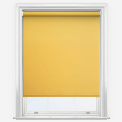 GB Fusion Blackout Daffodil Yellow Roller Blind