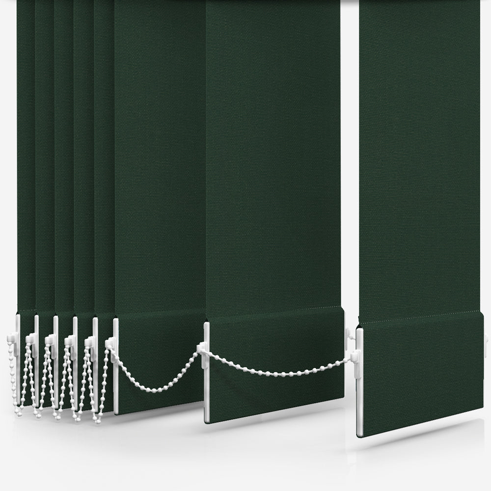 GB Fusion Blackout Hunter Green Vertical Blind