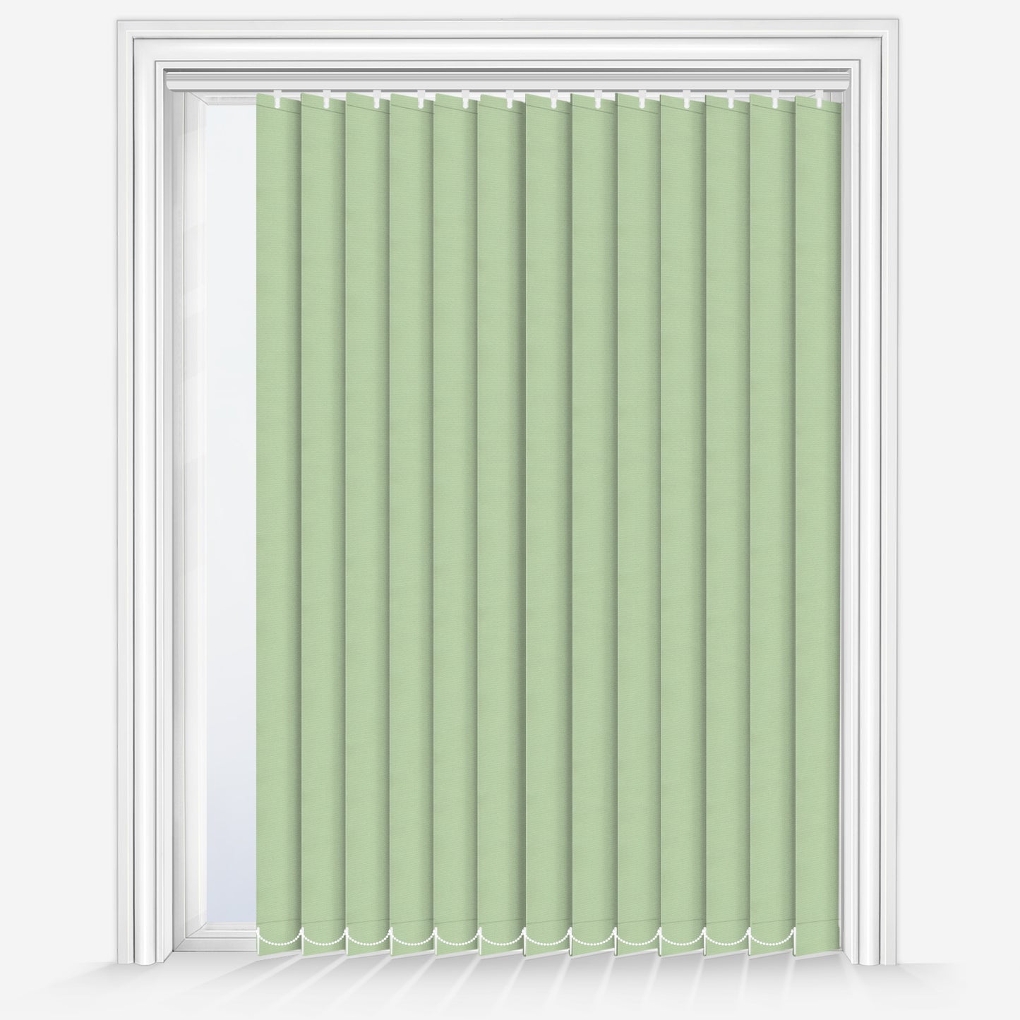 GB Fusion Blackout Light Sage Vertical Blind