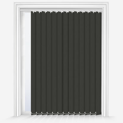 GB Fusion Blackout Slate Grey Vertical Blind