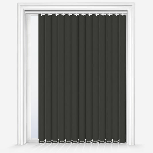 GB Fusion Blackout Slate Grey Vertical Blind