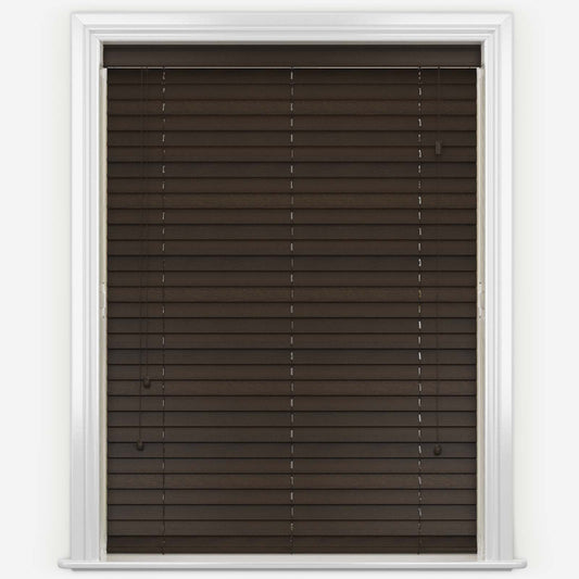 GB Pure Wood Wenge Wooden Venetian Blind