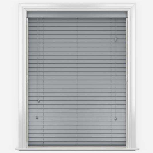 GB Pure Wood Whitby Grey Wooden Venetian Blind