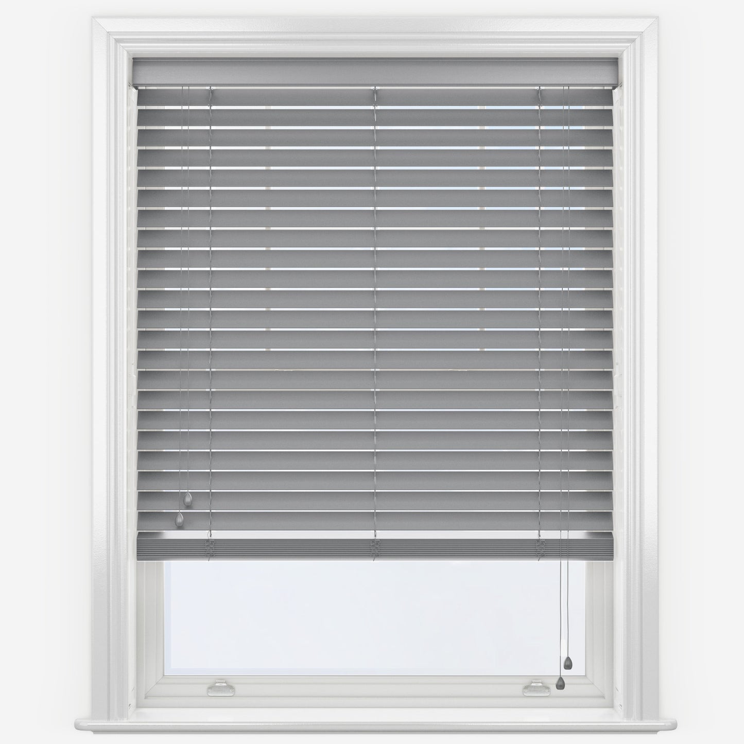 GB Pure Wood Whitby Grey Wooden Venetian Blind