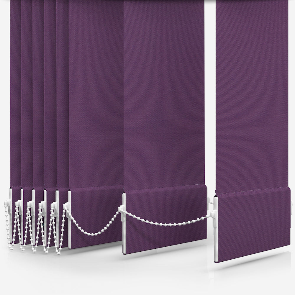 GB Iris Blackout Mulberry Vertical Blind