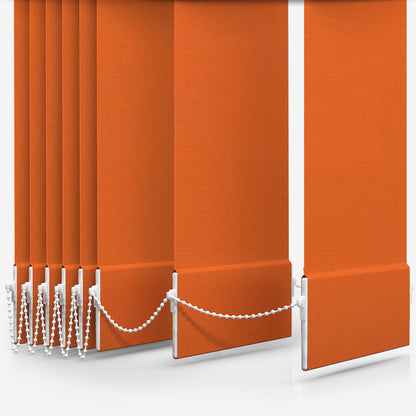 GB Iris Blackout Orange Vertical Blind