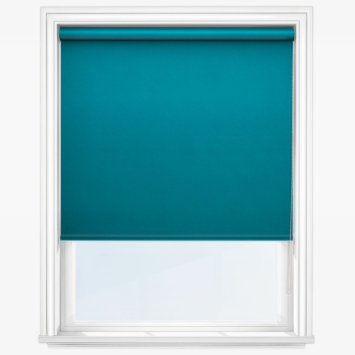 GB Iris Blackout Peacock Roller Blind