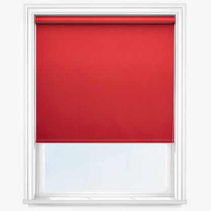 GB Iris Blackout Red Roller Blind