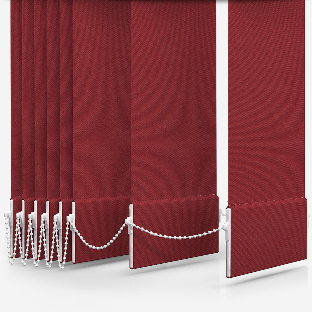 GB Iris Blackout Wine Vertical Blind